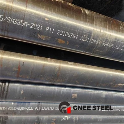 أنابيب فولاذية سبيكة ASTM A335 P11 بدون لحامات